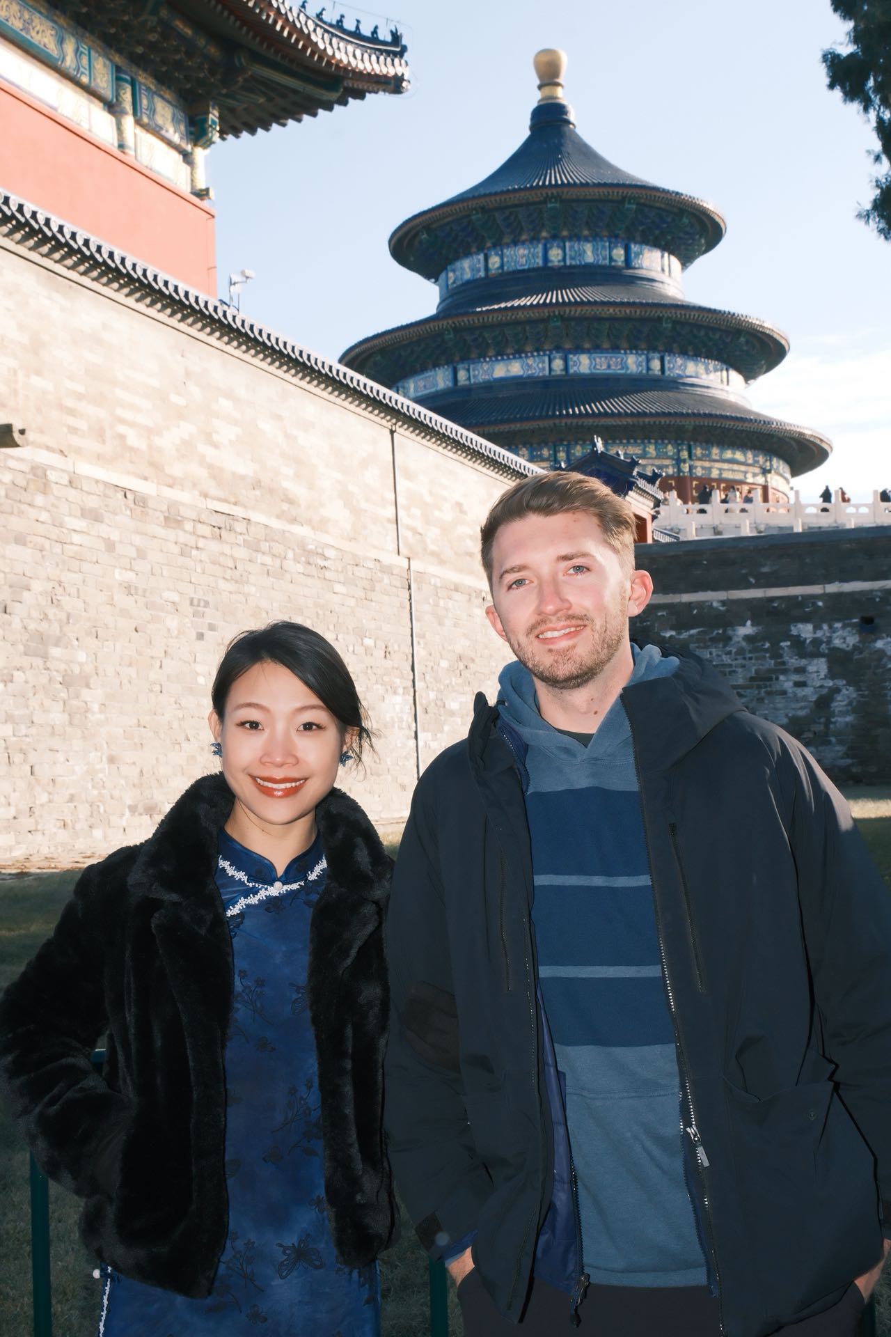 Michael and Lina at the Temple of Heaven, Beijing
